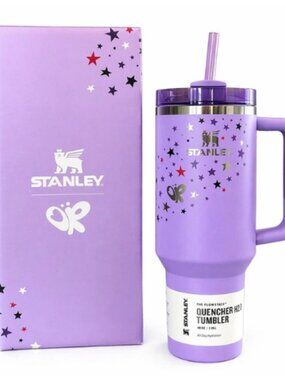 Stanley x Olivia Rodrigo Flowstate Quencher 40oz Tumbler Purple NEW